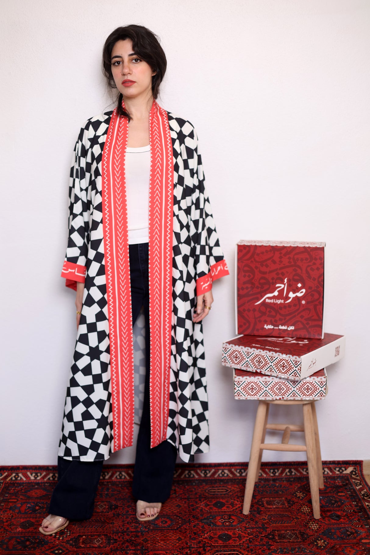 Damascene inspired abaya