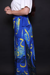 Van Gogh Skirt with Arabic Letters