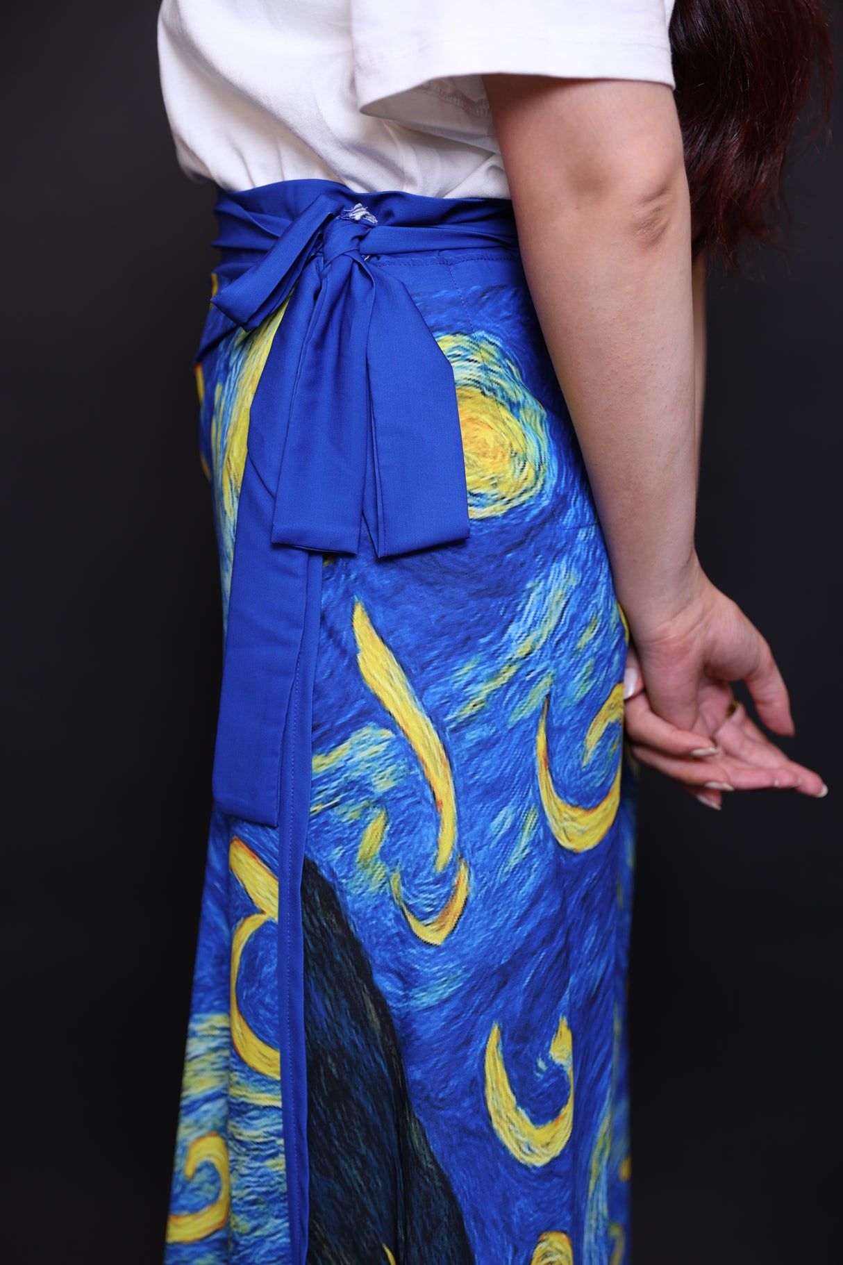 Van Gogh Skirt with Arabic Letters