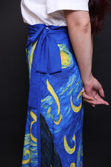 Van Gogh Skirt with Arabic Letters