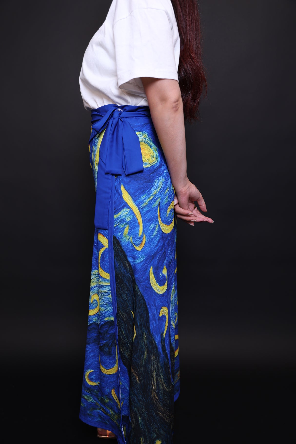 Van Gogh Skirt with Arabic Letters