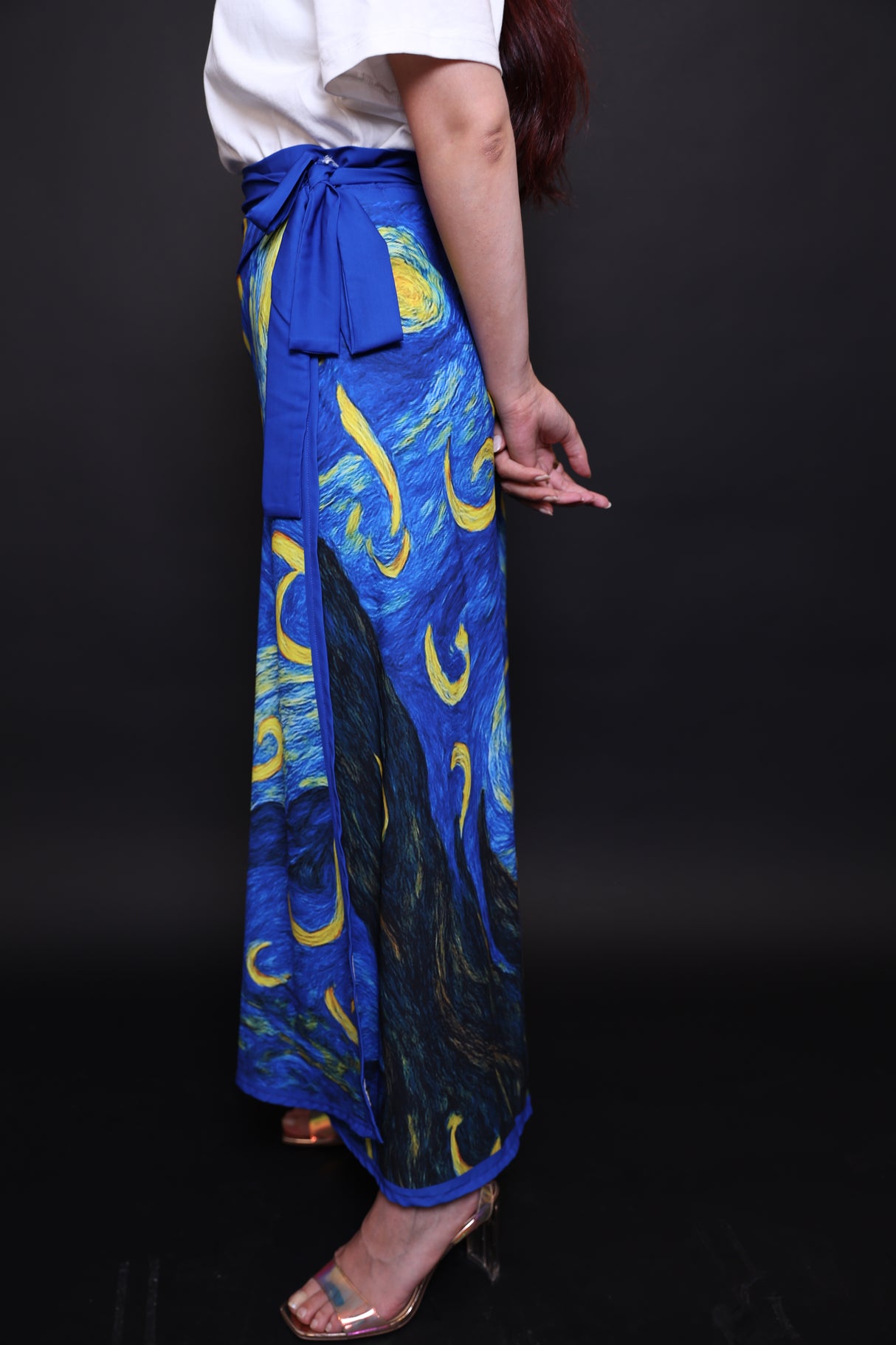 Van Gogh Skirt with Arabic Letters